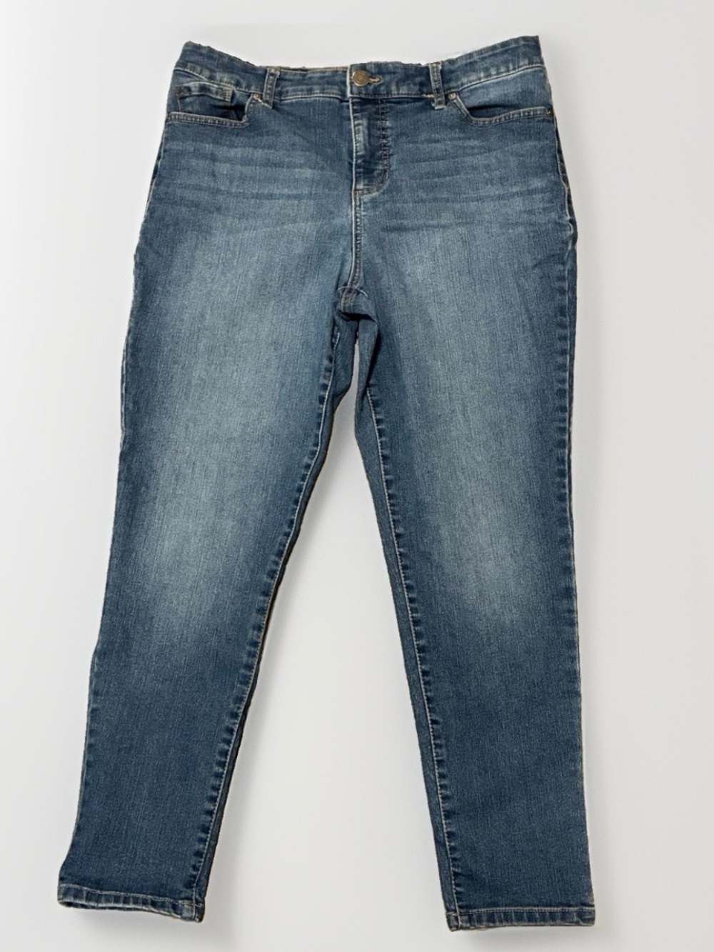 Bandolino Women's Midwash Mandie Skinny Jeans